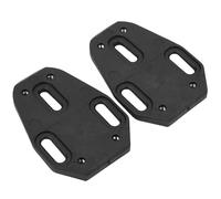 Eleage Cubiertas para Tacos de Calzado de Ciclismo, Adaptador de Liberación Rápida Duradero para Amantes del Ciclismo Zero, Negro, 7,5x5,4x0,9 CM (A)
