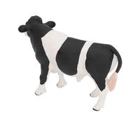 Eleage Estatua Decorativa Realista de Juguete de Estatuilla de Vaca para Sala de Juegos de Niños PVC 5,3 X 1,6 X 3,1 Pulgadas - Aprendizaje de Animales de Granja