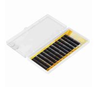 Eleage Extensión de Fibra Suave Potenciadora de Cejas Postizas Naturales para Uso Diario - 12 Piezas, Ceja Artificial Negra, Diseño Perfectamente Curvado (11mm)