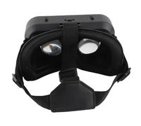 Eleage Gafas 3D VR Gafas de Realidad Virtual Montadas en la Cabeza de para una Experiencia de Juego Inmersiva para Teléfonos Inteligentes de 3,5 a 7,2 Pulgadas, Color Negro