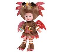 Eleage Lindo Muñeco de Dinosaurio de Peluche Suave con Ojos Móviles para Regalos de Cumpleaños para Niñas y Niños 40 Cm/15,7 Pulgadas (Color café)
