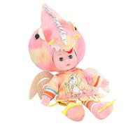 Eleage Lindo Muñeco de Dinosaurio de Peluche Suave con Ojos Móviles para Regalos de Cumpleaños para Niñas y Niños 40 Cm/15,7 Pulgadas (Rosa)