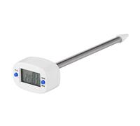 Eleage Medidor Digital de Humedad y Temperatura del Suelo para Pruebas Precisas del Suelo en Jardines y Plantas de Interior Hecho de ABS Duradero Acero Inoxidable 170x44 Mm