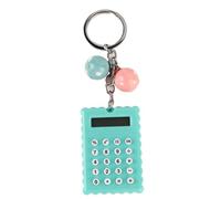 Eleage Mini Calculadora Portátil, Bonito Diseño de Llavero de Color Caramelo para Regalos de Niños y Amigos (Verde)