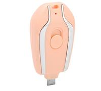 Eleage Mini Llavero con Banco de Energía de Emergencia, Cargador de Teléfono Portátil de Carga Rápida para Teléfonos, Tamaño Pequeño de 1500mAh (Rosa)
