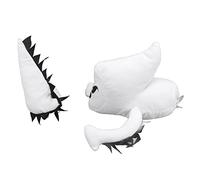 Eleage Peluches de Fantasma Enojado para Decoración de Fiesta de Halloween Fantasmas de Ventana Rota Suaves y Lindos para Uso en Interiores y Exteriores Tela Algodón PP 2 Unidades