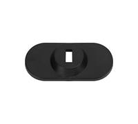 Eleage Placa de Anclaje para Ordenador Portátil, Seguridad Antirrobo Negra para Portátiles, Tabletas, Monitores, Material Pom de 42x30mm