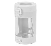 Eleage Tarro de Almacenamiento Hermético Transparente con Lupa de Luz LED (Blanca)