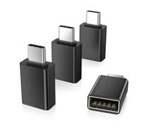 Elebase 4 Piezas Adaptador USB C a USB para MacBook Pro | Adaptador Tipo C Macho a USB Hembra,Convertidor C a USB 3.0,Thunderbolt 4 3 OTG para iPad,iMac,Microsoft Surface