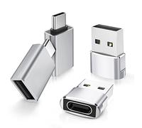 Elebase Adaptadores USB C 4-Pack,Adaptador USB C a USB 3.0 OTG,Thunderbolt 4 Conversor Cable Cargador Compatible para Apple Watch Ultra 3 iWatch 10 11,AirPods 4 Pro 3,iPad,Google Piexl 9,MacBook