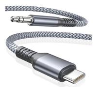 Elebase Cable USB C a Aux para iPhone 17 1.8M,Tipo C a 3,5mm Jack Macho Audio Adaptador para Auriculares,Coche,Apple iPhone 17 Air 16 15 Pro Max Plus,iPad 10 10th,Mini 6 7,Air 4 5 6 7,Google Pixel 9 8