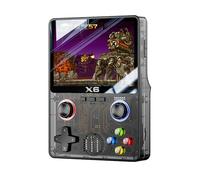 EleBikk Consolas Retro, X6 Retro Game Console, Soporta 11 Tipos de Emuladores, Incluyendo más de 10.000 Tipos de Juegos, Diseño de Doble Joystick 3D, Pantalla a Color Totalmente Laminada IPS HD de 3,5