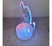 EleBikk Lámpara Stitch, Luz Nocturna Stitch 3D, Lámpara LED con Ilusión 3D Anime para Niños, 7 Colores, con Mando a Distancia con Intensidad Variable, Luz Nocturna Estereoscópica, Regalo para Niños