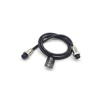 Elecbee 10pcs GX16 Aviation Connector 10pin recto hembra a recto hembra Butt-Joint Type with 1M Cable Butt-Joint Type IP55 Waterproof for Industrial & Electronic wiring