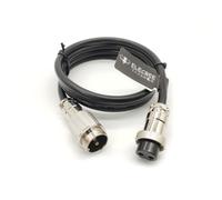Elecbee 10pcs GX16 Aviation Connector 2pin recto macho a recto hembra Butt-Joint Type with 1M Cable Butt-Joint Type IP55 Waterproof for Industrial & Electronic wiring
