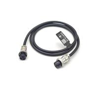 Elecbee 10pcs GX16 Aviation Connector 3pin recto hembra a recto hembra Butt-Joint Type with 1M Cable Butt-Joint Type IP55 Waterproof for Industrial & Electronic wiring