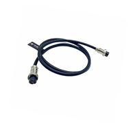Elecbee 10pcs GX16 Aviation Connector 5pin recto hembra a recto hembra Butt-Joint Type with 1M Cable Butt-Joint Type IP55 Waterproof for Industrial & Electronic wiring