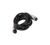 Elecbee 10pcs GX16 Aviation Connector 5pin recto macho a recto hembra Butt-Joint Type with 1M Cable Butt-Joint Type IP55 Waterproof for Industrial & Electronic wiring