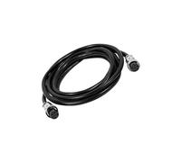 Elecbee 10pcs GX16 Aviation Connector 6pin recto hembra a recto hembra Butt-Joint Type with 1M Cable Butt-Joint Type IP55 Waterproof for Industrial & Electronic wiring