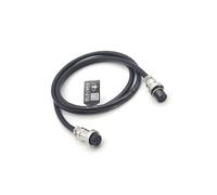 Elecbee 10pcs GX16 Aviation Connector 7pin recto hembra a recto hembra Butt-Joint Type with 1M Cable Butt-Joint Type IP55 Waterproof for Industrial & Electronic wiring