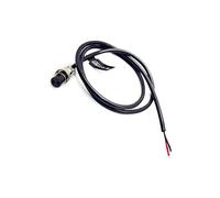 Elecbee 10pcs GX16 Aviation Connector Butt-Joint Type 2pin Straight Female with 1M Cable IP55 Waterproof for Industrial & Electronic wiring