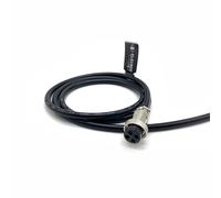 Elecbee 10pcs GX16 Aviation Connector Butt-Joint Type 4pin Straight Female with 1M Cable IP55 Waterproof for Industrial & Electronic wiring