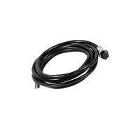 Elecbee 10pcs GX16 Aviation Connector Butt-Joint Type 6pin Straight Female with 1M Cable IP55 Waterproof for Industrial & Electronic wiring