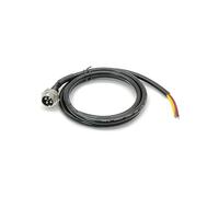 Elecbee 10pcs GX16 Aviation Connector Panel mount 4pin Straight Male with 1M Cable IP55 Waterproof for Industrial & Electronic Wiring