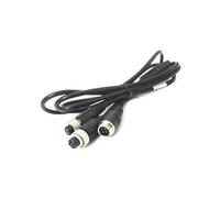 Elecbee GX12 Aviation Connector 4pin Y type Straight One Male to Two Female with 30CM Cable IP55 Waterproof for Industrial & Electronic wiring