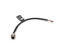 Elecbee GX12 Aviation Connector Panel mount 2pin Straight Male with 20CM Cable IP55 Waterproof for Industrial & Electronic Wiring