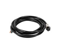 Elecbee GX16 Aviation Connector Butt-Joint Type 6pin Straight Female with 1M Cable IP55 Waterproof for Industrial & Electronic wiring