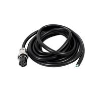 Elecbee GX16 Aviation Connector Butt-Joint Type 8pin Straight Female with 1M Cable IP55 Waterproof for Industrial & Electronic wiring
