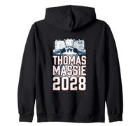 Elección de Ron Paul Thomas Massie 2028 Presidente América Sudadera con Capucha