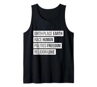 Elección del Movimiento Mundial por la Paz Votar Política Camiseta sin Mangas