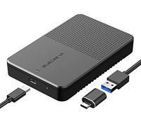 ElecGear Caja de disco externo USB C 3.1 Gen2 para disco duro SATA de 7 mm a 15 mm, convertidor portátil para HDD y SSD gruesos y estándar de 2.5 pulgadas, cable tipo A y adaptador USB C