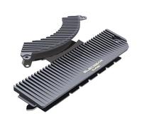 ElecGear Disipador de Calor Ultra para PS5 Pro y Slim SSD, Tubo de Calor + 2x Radiador de Aluminio + Puente Térmico para PCIe M.2 NVMe, Kit de Fijación SSD (EL-P5SP)