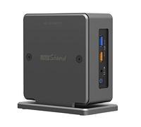 ElecGear iNUC-H Soporte Vertical para Intel NUC Mini PC, Aluminio Ventilado Soporte Portátil Caja de Stand VESA Organizador, Compatible con la edición Gruesa del Intel NUC 10, 8, 7, 6 Barebone Kit