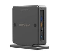 ElecGear iNUC-K Soporte Vertical para Intel NUC Mini PC, Aluminio Ventilado Soporte Portátil Caja de Stand VESA Organizador, Compatible con la edición Delgada del Intel NUC 10, 8, 7, 6 Barebone Kit