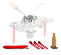 ElecGear Placa Calefactora Desoldadora para Joystick, Desoldadura la Control Stick de la Mando PCB usando un Soldador, Herramienta de Reparación para Thumbstick de Repuesto - (Modelo UniB)