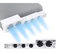 ElecGear PS4 Pro Refrigerador Ventilador de Refrigeración en Blanco, Control Automático del Sensor de Temperatura Turbo USB Cooling Fan Cooler para PlayStation 4 Pro