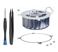 ElecGear PS5 Ventilador de Refrigeración Interno (G12L12MS1AH Rev. C), Junta Tórica de Sellado Adicional a prueba de golpes y Destornillador de Reparación, CPU y Caja de Cooling Fan para PlayStation 5