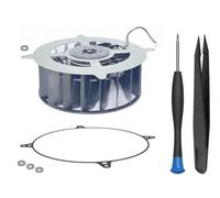 ElecGear PS5 Ventilador de refrigeración interno silencioso (NMB 12047GS-12N-WB, 18 cuchillas), junta tórica de sellado adicional a prueba de golpes y herramienta de reparación, destornillador, CPU y