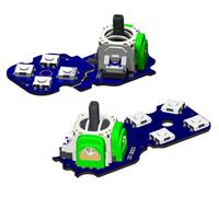 ElecGear TMR Joystick Módulo de Repuesto para Victrix Pro BFG Controlador, Mando de Joystick PCB Izquierdo y Derecho con 8 Interruptores Táctiles y Botón Pulsador del Pad Direccional
