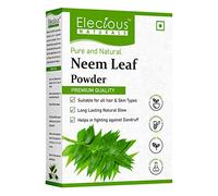 Elecious Polvo de neem 100 % natural, ideal para el paquete facial y el cabello, limpiador de pelo antipimple y antibacteriano sin químicos para cabello saludable, 200 g