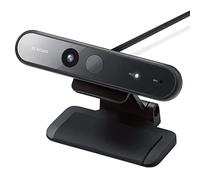 ELECOM Cámara web de reconocimiento facial, Windows Hello Full HD 1080P 30FPS, transmisión, compatible con Windows 11, Windows 10, fácil inicio de sesión para computadora de escritorio y portátil