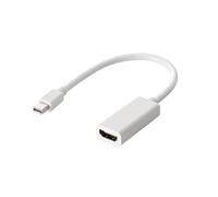 ELECOM conversión Adaptador miniDisplayPort-HDMI para Mac / Superficie / Lenovo Blanco AD-MDPHDMIWH