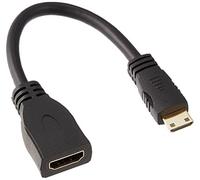 ELECOM HDMI (Type A) Female - HDMI Micro (Type C) Male Conversion Cable [Black] ad-hdac2bk (Japan Import)