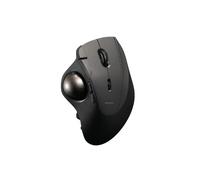 ELECOM IST PRO - Ratón Trackball, conexión de 6 dispositivos, conectividad de 3 vías, Bluetooth 5.3, inalámbrico 2.4GHz, cableado, sensor de 12.000 DPI, ergonómico de 36 mm, 10 botones personalizados