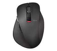 ELECOM-Japan Brand-Bluetooth Wireless Mouse/Extreme Ergonomic Design/BlueLED/Large Size / 5 Button/Black/M-XGL10BBBK