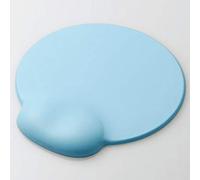 ELECOM-Japan Brand- Mouse Pad with Wrist Rest dimp Gel/Memory Foam/Anti Skid/Ergonomic Design for Office/Gaming Blue MP-DG01BU